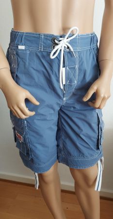 Neue Superdry Badehose/Shorts, hellblau, Gr. S