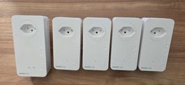 devolo Magic 2 Set – 1× WiFi 6 + 4× LAN Powerline Adapter