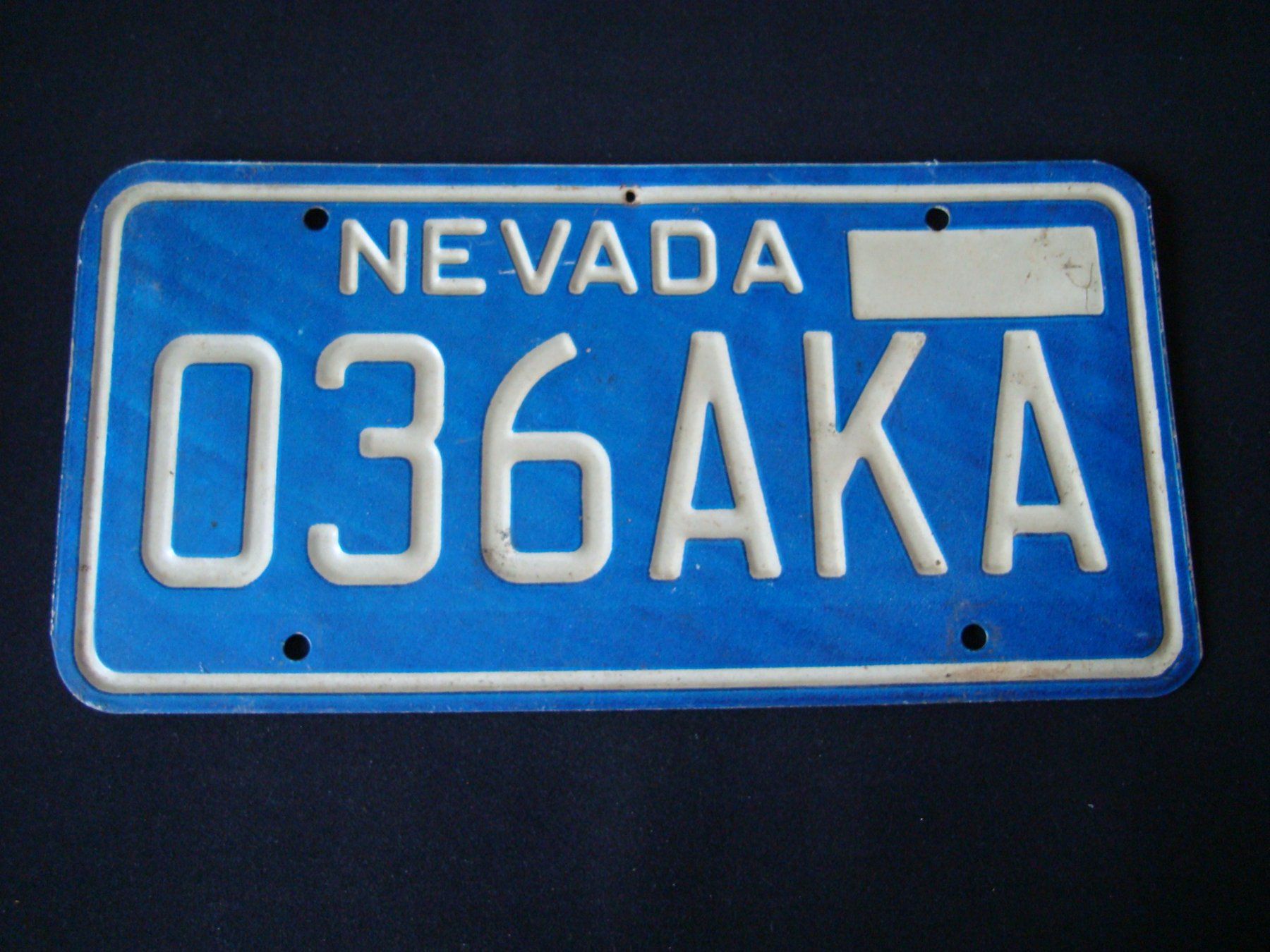 Schilder: NEVADA 036AKA – Gebraucht aus Scherz von 5246