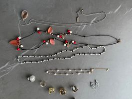 Diversen Modeschmuck und Haarspangen