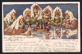 sign. E. Hansen / Emil Nolde: Die sieben