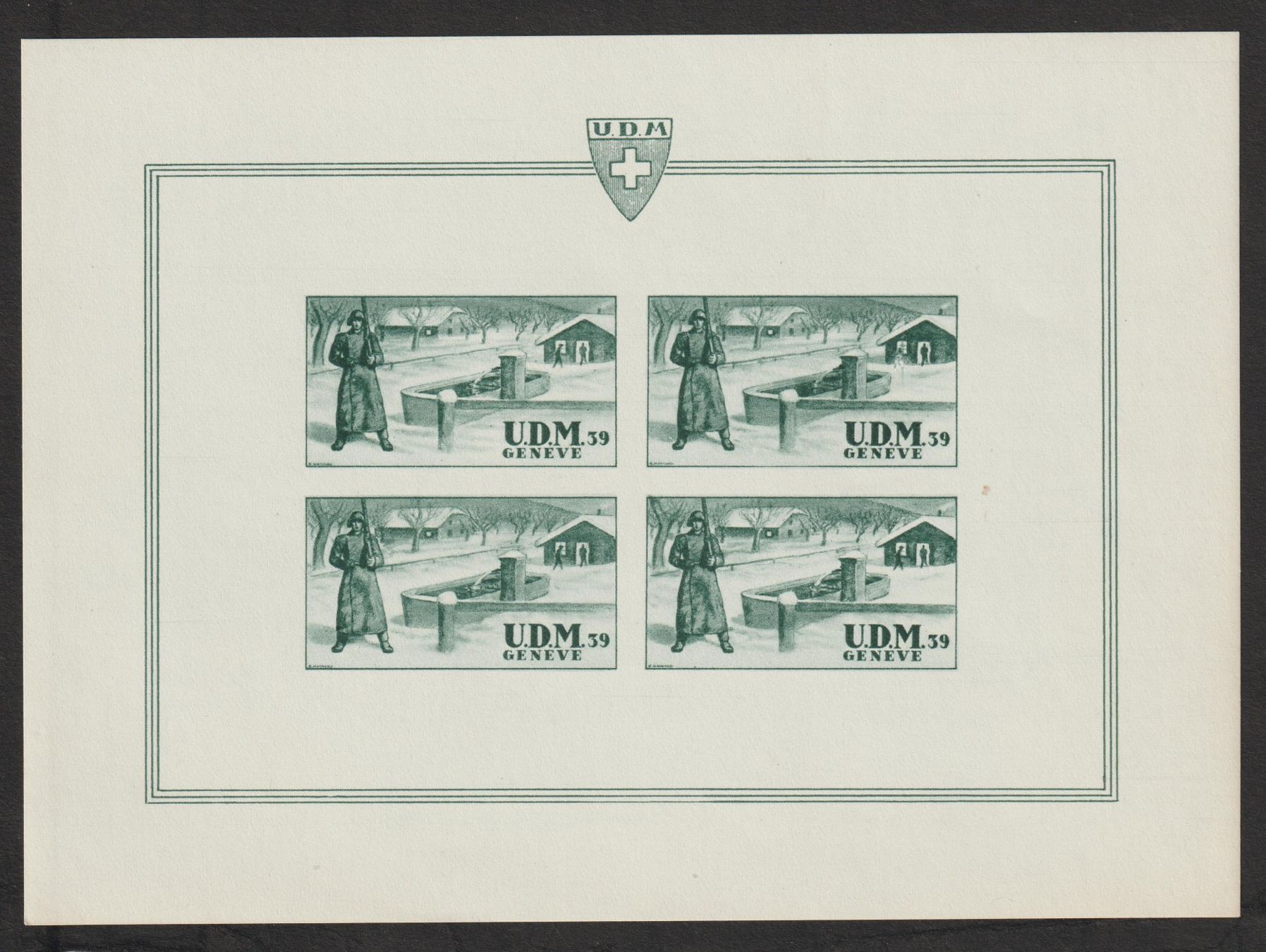Alle Briefmarken: UDM Nr. 5/6 ** – Gebraucht aus Siebnen von Fstaehli