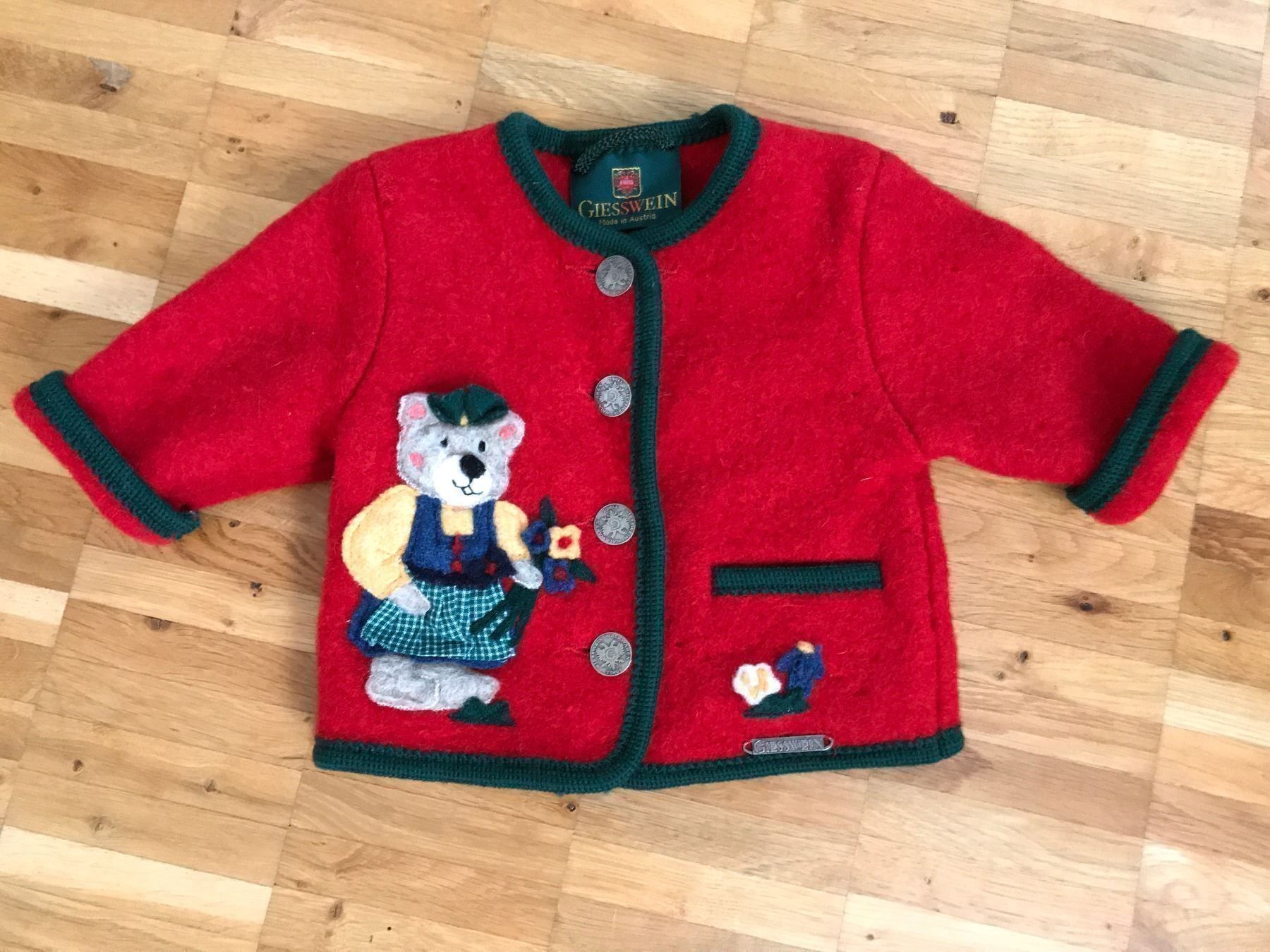 Giacche & Cappotti: Trachtenjacke Kind Original von Giesswein Gr.68 – Usato da Kastanienbaum venduto da Muenchnerkindl1