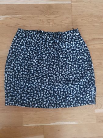 Minirock schwarz weiss