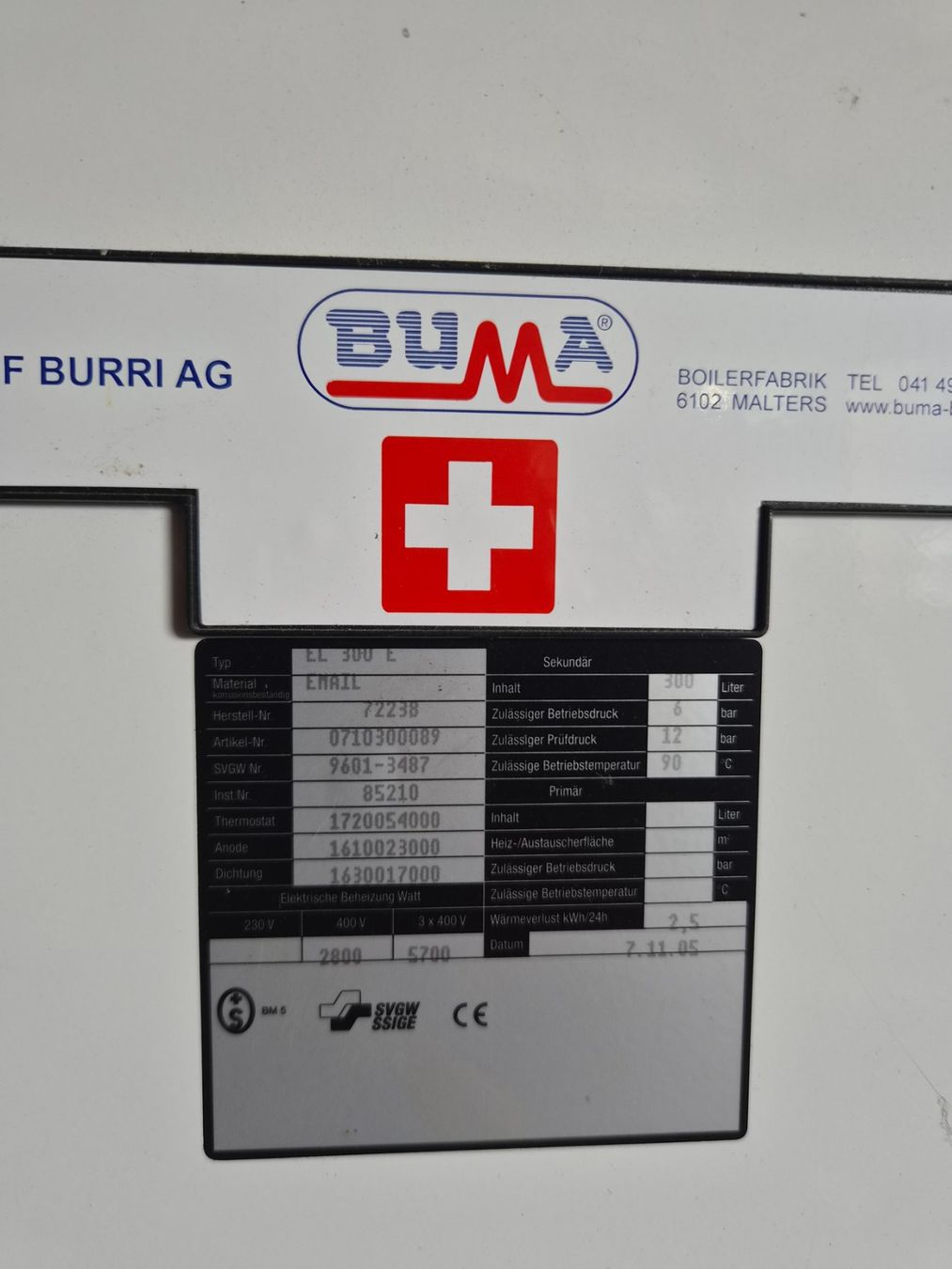 Sanitär: Boiler 300l – Gebraucht aus Eigenthal von dolomit02 1