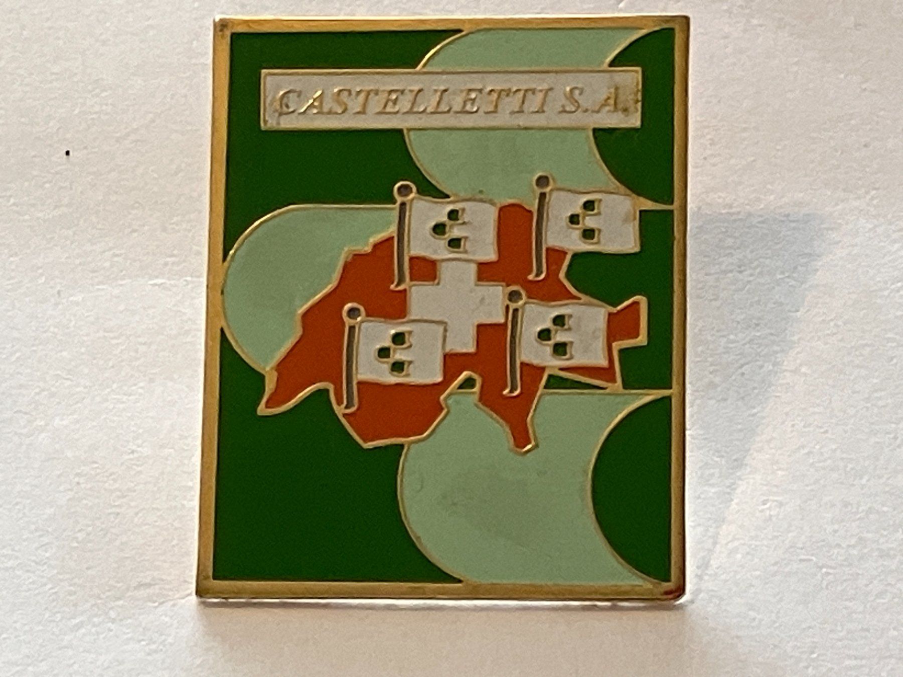 Placchette & Badge: 1 Pin Castelletti S.A. – Usato da Basel venduto da djwwpp