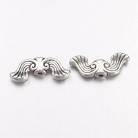 Flügel Perlen Antik Silber 19x7.5x3.5mm / 20Stück