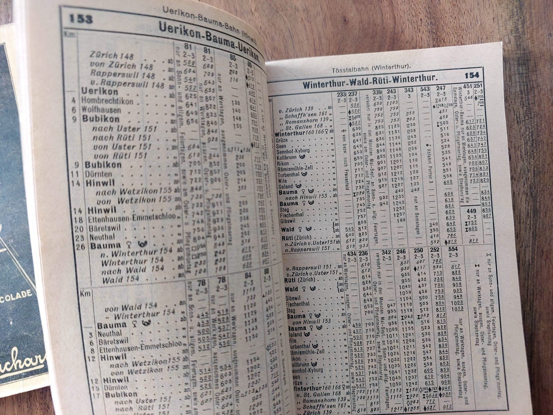 Libri: David Bürkli - Kursbuch Schweiz 1918 mit Beilage – Usato da Schönenwerd venduto da Steidi 7
