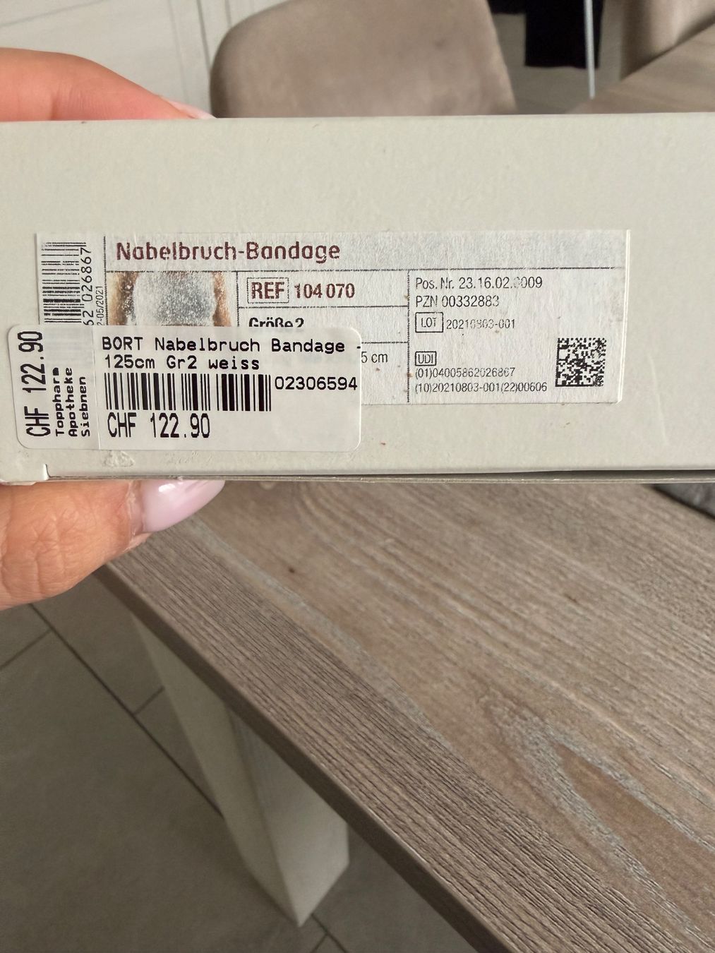 Nastri decorativi: Nabelbruch-Bandage – Usato da Schübelbach venduto da rosaria17 2