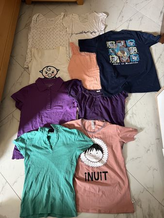 Top und t-shirt Set Grosse S, Lot de top t-shirts taille S