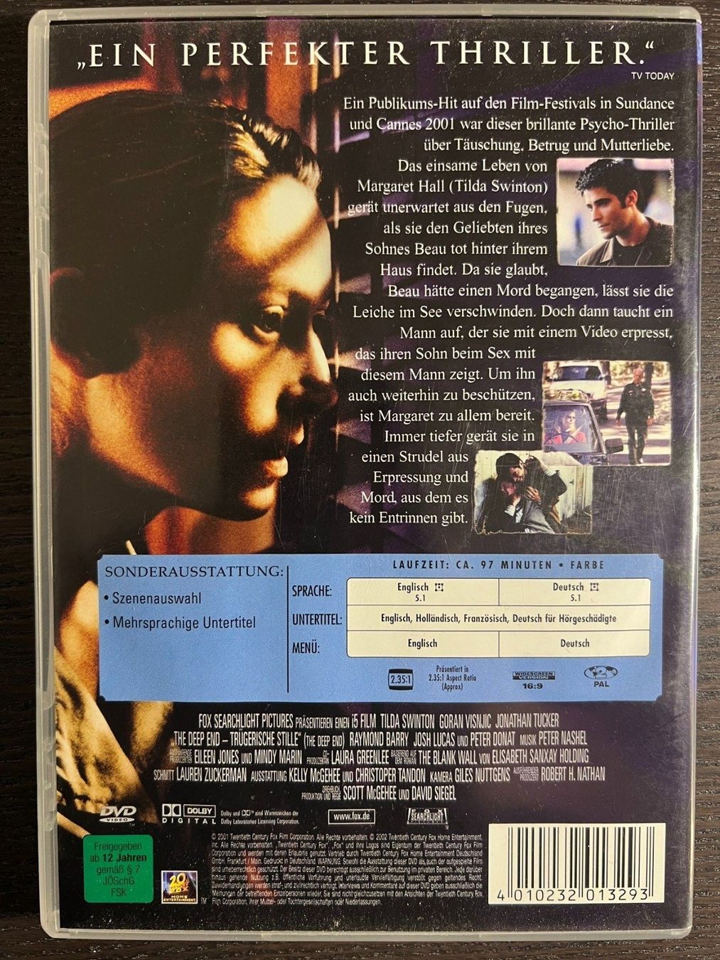 Tutti i DVDs: The Deep End - Trügerische Stille – Usato da Zürich venduto da FilmFreunde 1
