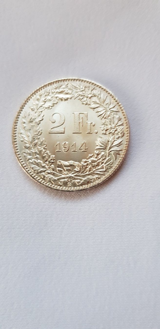 Tutti le monete: 2 Franken 1914 Schweiz – Usato da Dällikon venduto da Toyfan 2