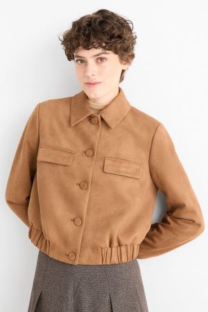 Blazer court faux suède C&A 44