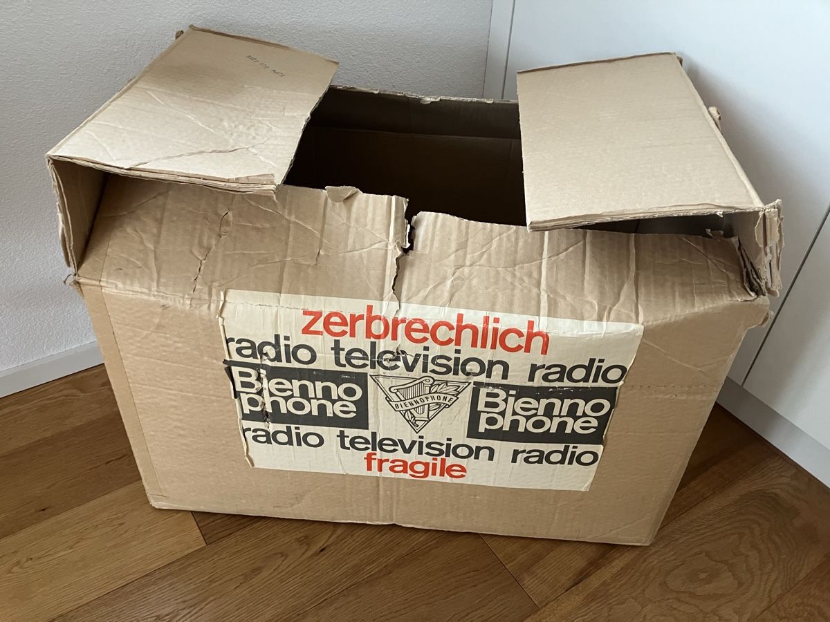 Barattoli: Antike Kartonschachtel Biennophone – Usato da Willisau venduto da son_lq7g 1