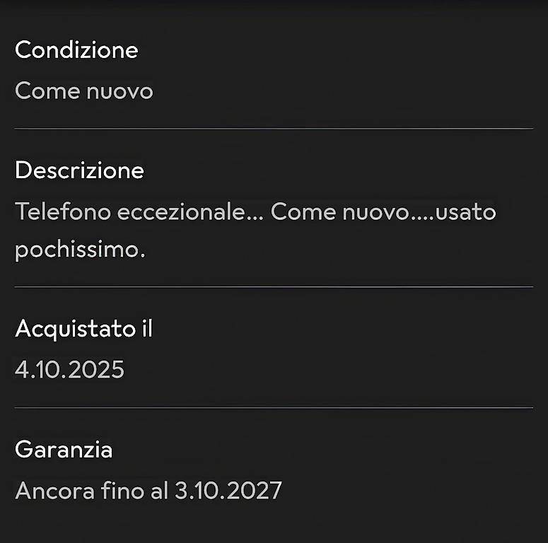 Telefoni cellulari / Smartphones: Honor Magic 7 pro – Usato da Cugnasco venduto da Ric72 3