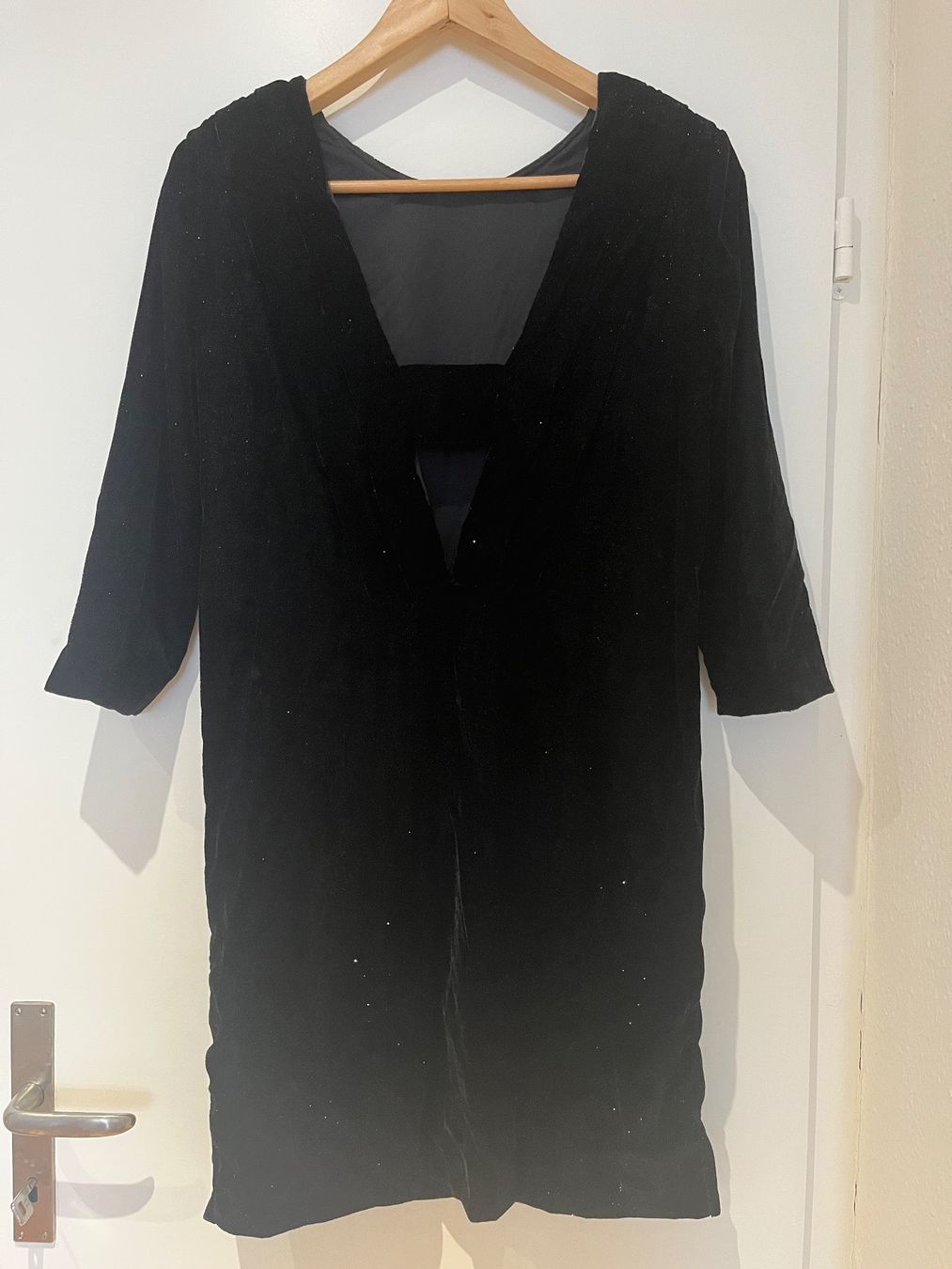 Morgan Vestiti: Robe courte noir en velours – Usato da Genève venduto da joa_mg6p 1