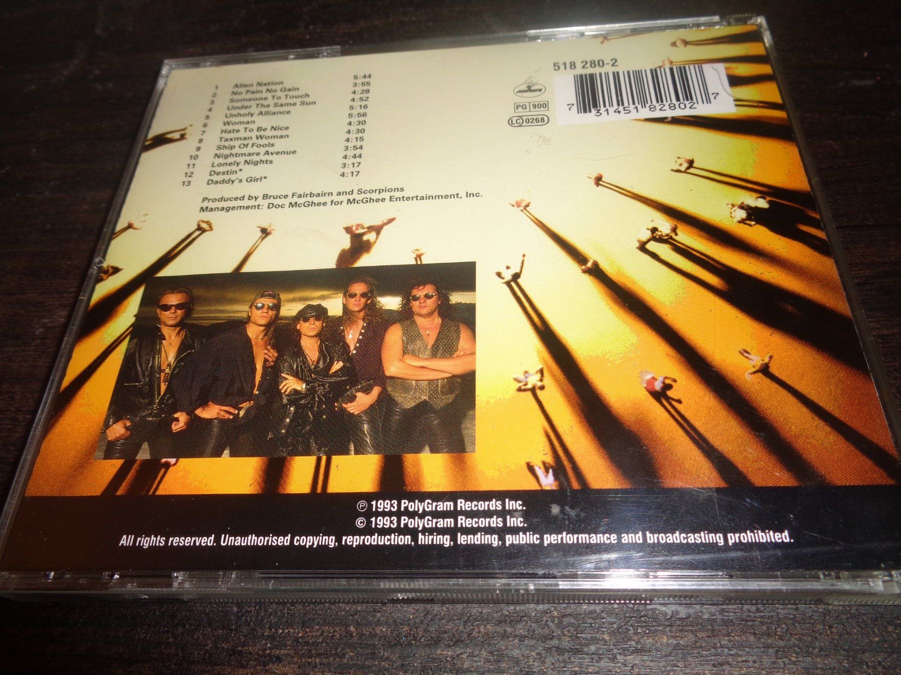 CD: Scorpions - Face the Heat CD – Usato da Olten venduto da Disc-Ausverkauf 1