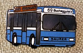 I121 - Pin Zürcher Zürich Saurer Bus