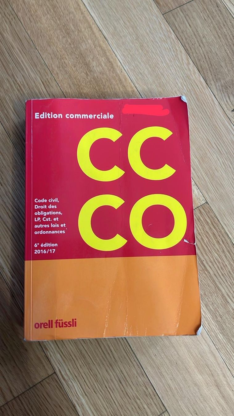 Bücher: Code des obligations et code civil – Gebraucht aus Marly von hay_kym6