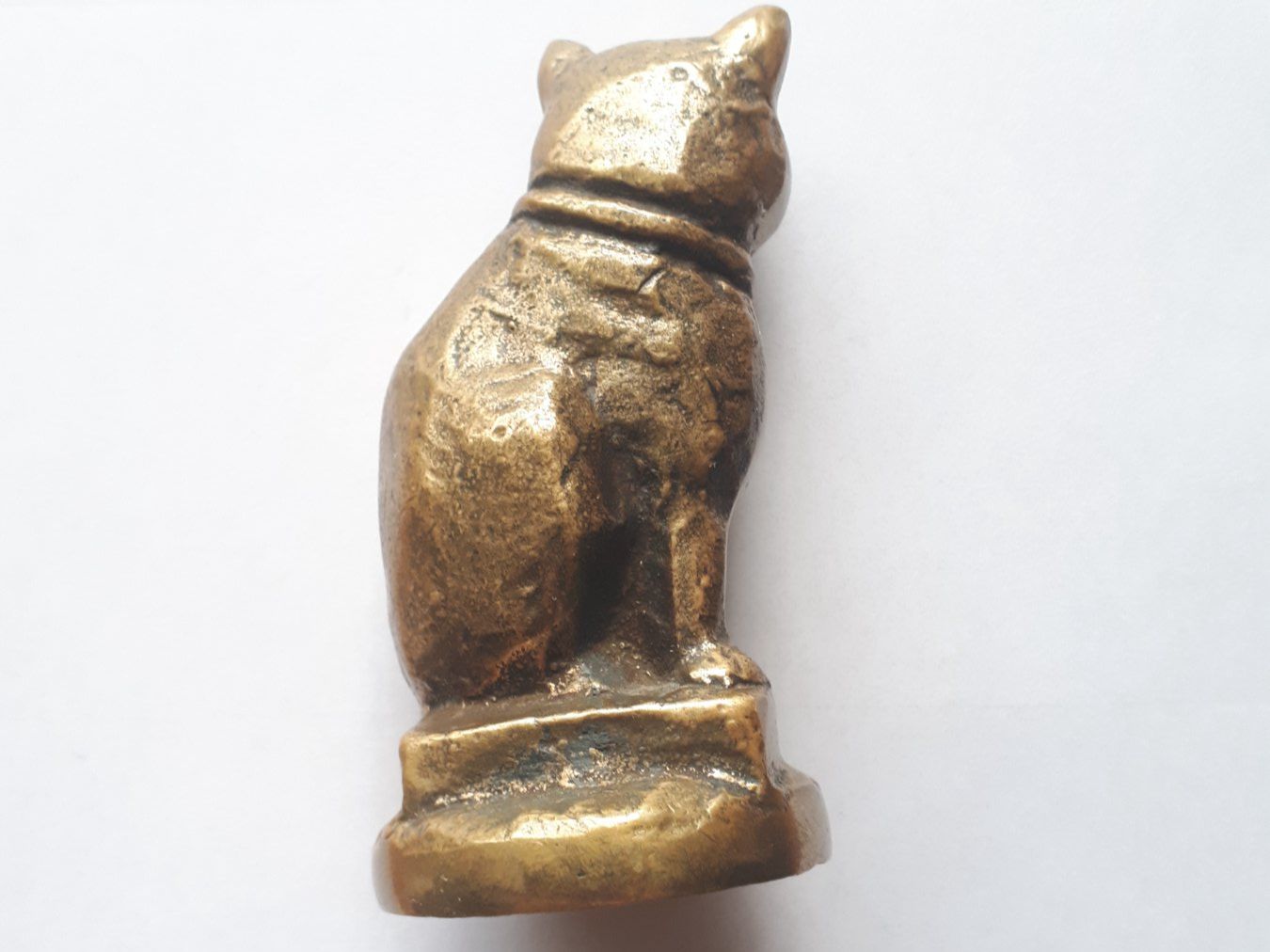 Figuren: Messing Katze 7,5 cm hoch 325 Gramm schwer – Gebraucht aus Dürnten von kuh_7mdq 3