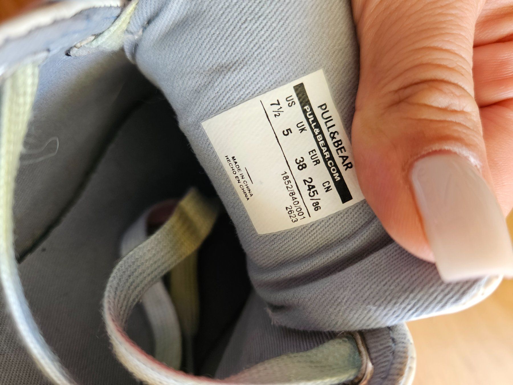 Pull&Bear Scarpe da donna: Baskets Pull&Bear, motif Stitch, taille 38 – Nuovo (secondo la descrizione) da Morges venduto da Mlle_Croft_91 5