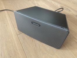 Sonos Play:3 Lautsprecher schwarz guter Zustand