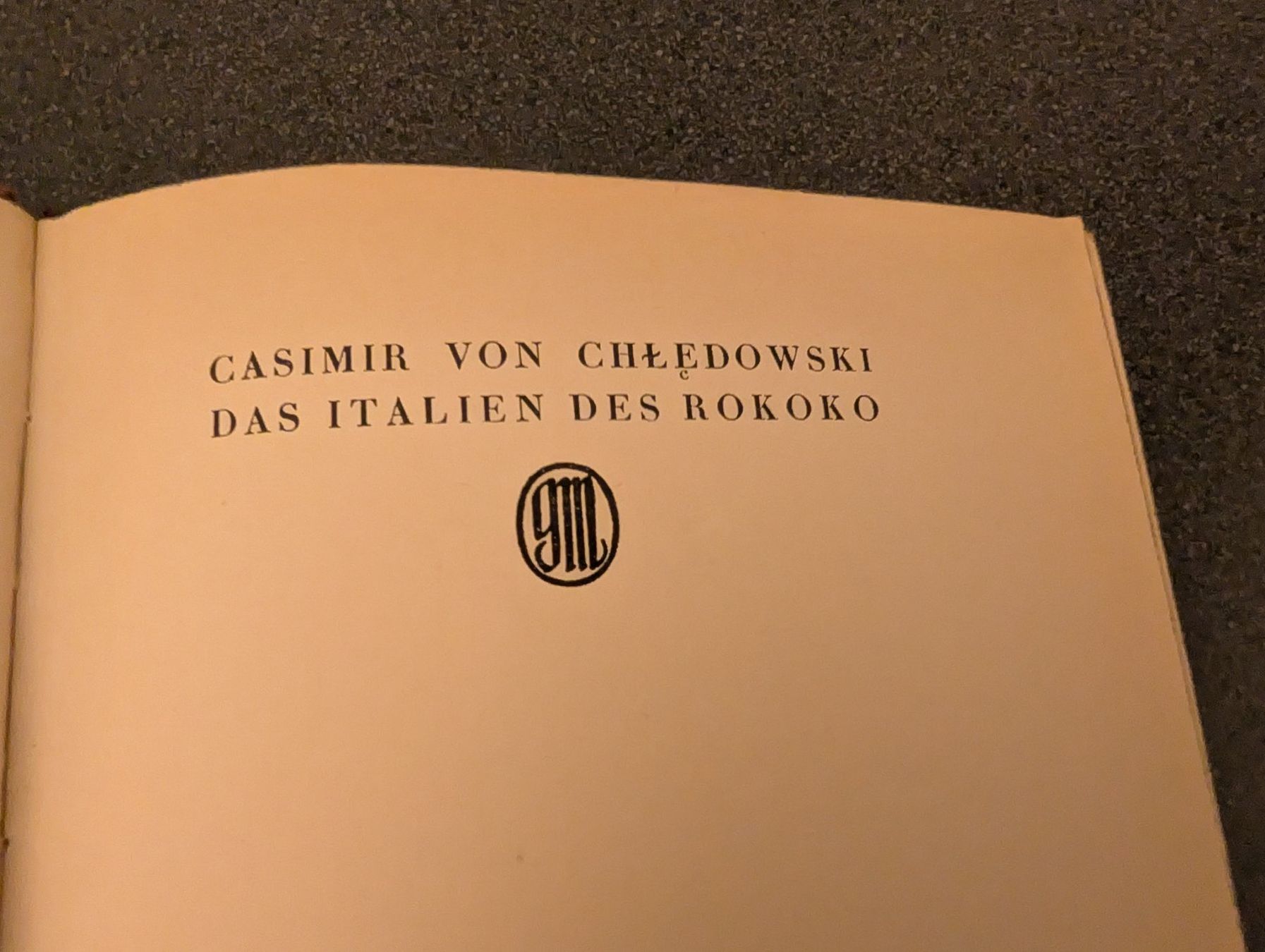 Libri: DAS ITALIEN DES ROKOKO – Usato da zürich venduto da gabab 2