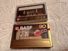 BASF Chrome Maxima II & CR-S II Kassetten, Sammlerqualität!