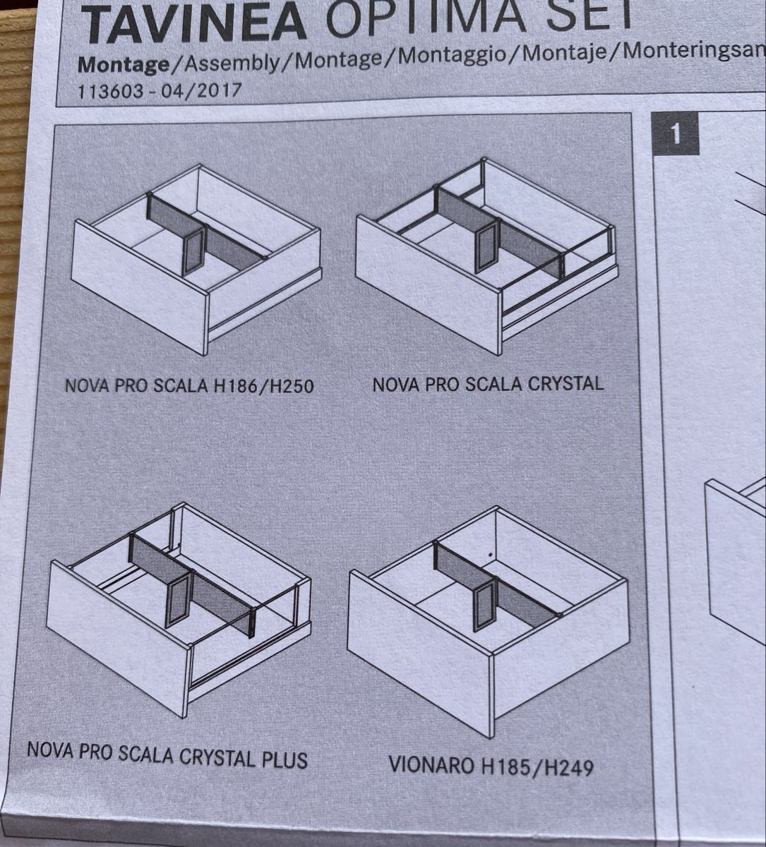 Küchengeräte: Grass Tavinea Optima Schubladeneinteilung, Neu – Neu und originalverpackt aus Rabius von bri_ca76 4