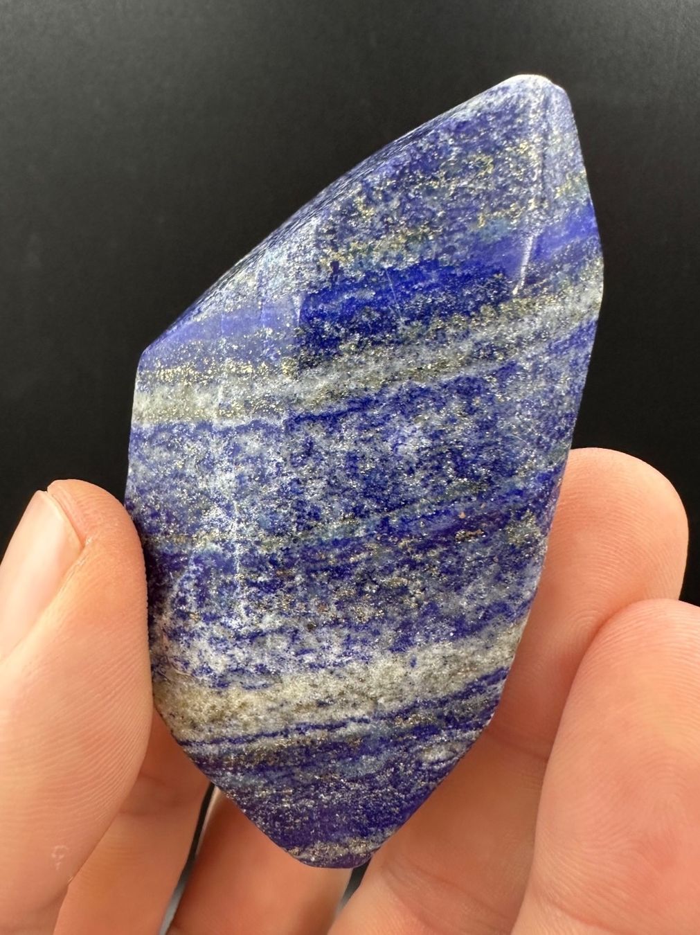 Minerali & Pietre curative: Lapislazuli Freiform, Handschmeichler Heilstein – Nuovo e nell'imballaggio originale da Männedorf venduto da Handschmeichler 1