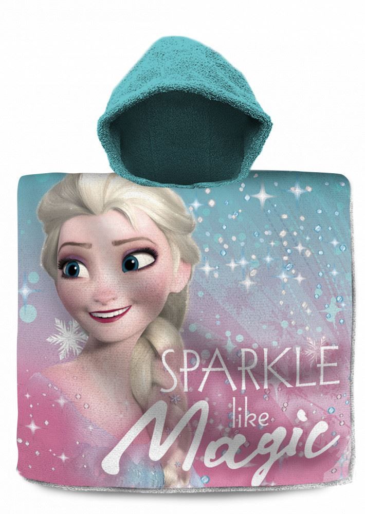 Accappatoi: Kinder Poncho-DISNEY EISKÖNIGIN – Nuovo e nell'imballaggio originale da Rupperswil venduto da big-one-sale