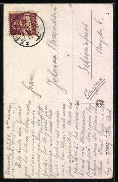 Cartoline postali: AK Zermatt, Et le Mont Oervin – Usato da Berlin venduto da bartko-reher 1