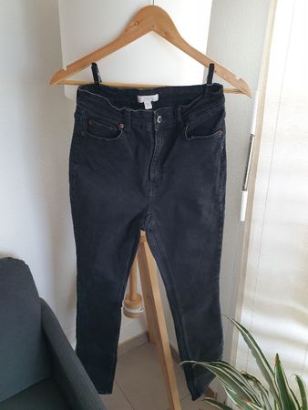 H&M Black High Waist Skinny Jeans EUR 38