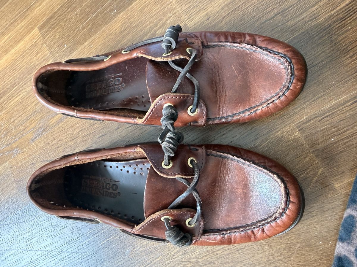 Scarpe da donna: Sebago Schooner Oiled Waxy Leather Deck Shoe Size 38 – Usato da Uerikon venduto da kpr_t5k2 1