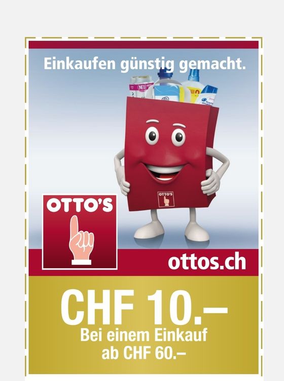 Otto S Fr 10 Einkaufsgutschein Kaufen Auf Ricardo   Ottos Fr 10 Einkaufsgutschein