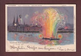 Venetian Fête LUCERNE 1901
