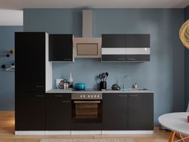 196 Küchenzeile Singleküche 270cm W/SW - Küche Einbauküche
