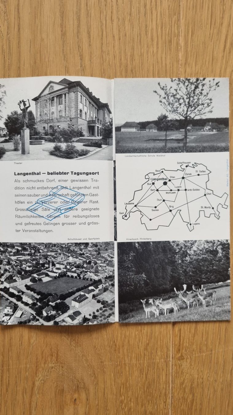 Documenti: Langenthal alte Ansichtskarten-Mappe, ideal für Sammler59 – Usato da Bözberg venduto da heinz-d 1