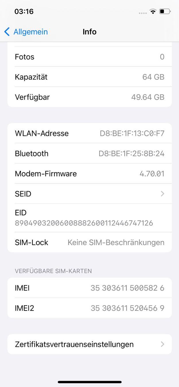 Apple Telefoni cellulari / Smartphones: iPhone 12 black 64 GB – Usato da Adliswil venduto da Musmusculus 3