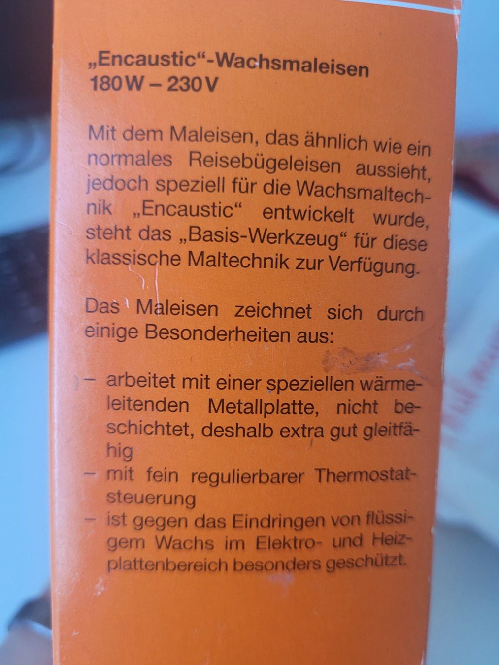 Bastelsets: Hobby Time Encaustic Wachsmaleisen Set gebraucht – Gebraucht aus Baar von Hasezah 4