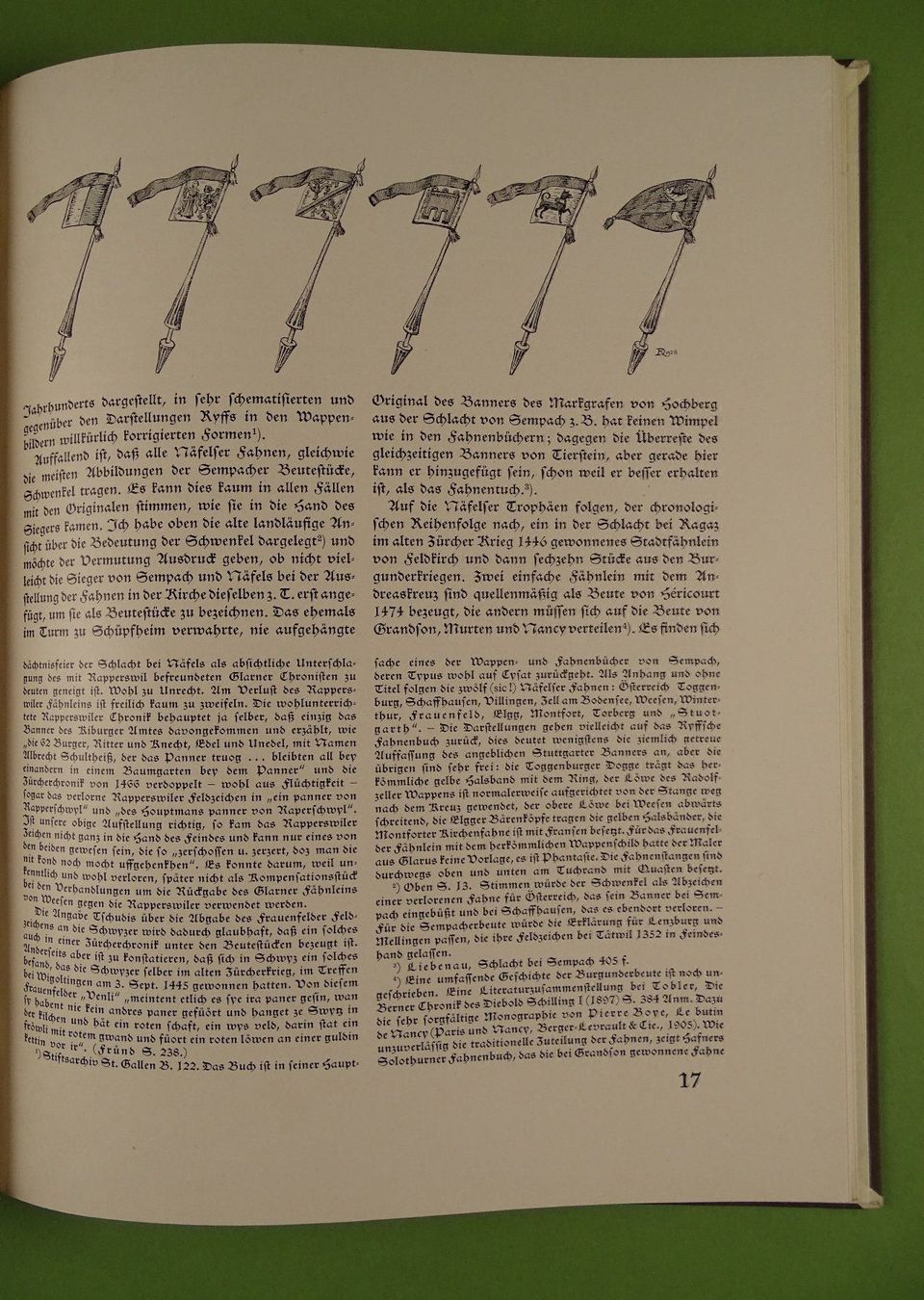 Libri: GLARNER FAHNENBUCH, 1928 GLARUS – Usato da Grüningen venduto da Kartensammler 3