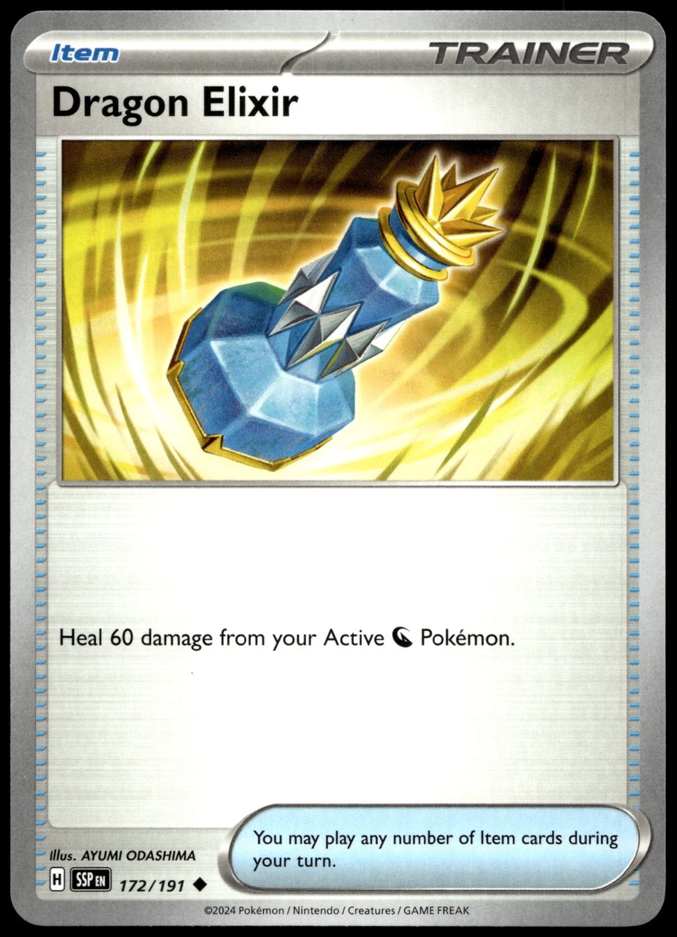 Pokémon Carte collezionabili: Pokémon Dragon Elixir 172/191   EN SV08 Surging Sparks – Usato da Le Mouret venduto da PokemonCards_CH