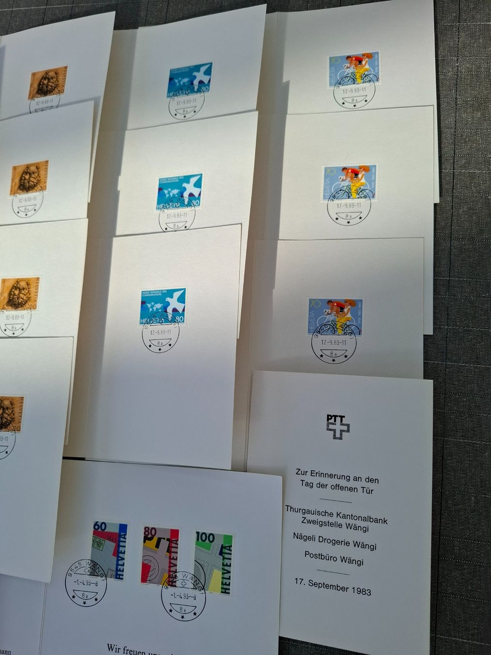 Alle Briefmarken: Briefmarken, Postmarken, Sammlung, Postkarten – Gebraucht aus Eschlikon von Timotwo 2