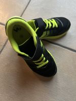 Children's Sneakers Black Neon Size 33 Used
