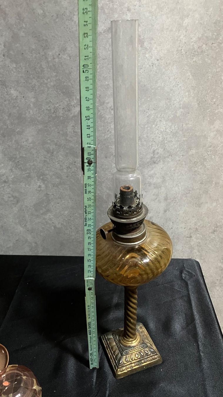 Lampade: Lampe à pétrole ancienne Petroleumlampe – Usato da St-Cierges venduto da LeRegain 1