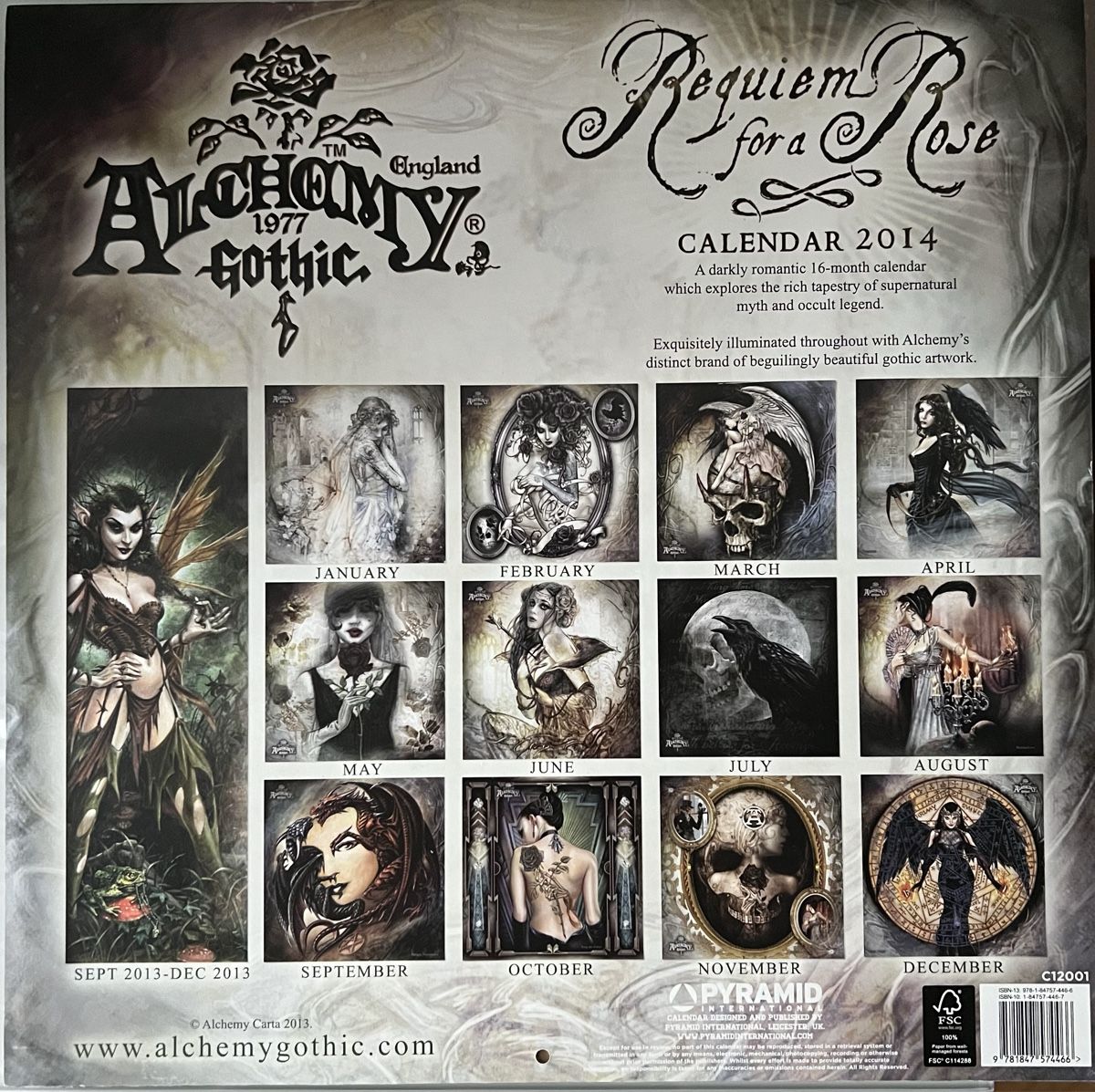 Calendari: Alchemy England Gothic Bilder Illustrationen Kalender 2014 – Nuovo (secondo la descrizione) da Zürich venduto da rigani 1