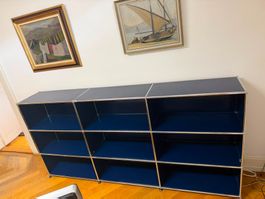 USM Sideboard Steel blue 3x3