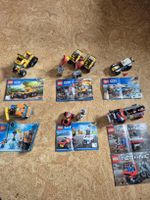 Lego Set mit 6 verschiedenen Fahrzeugen