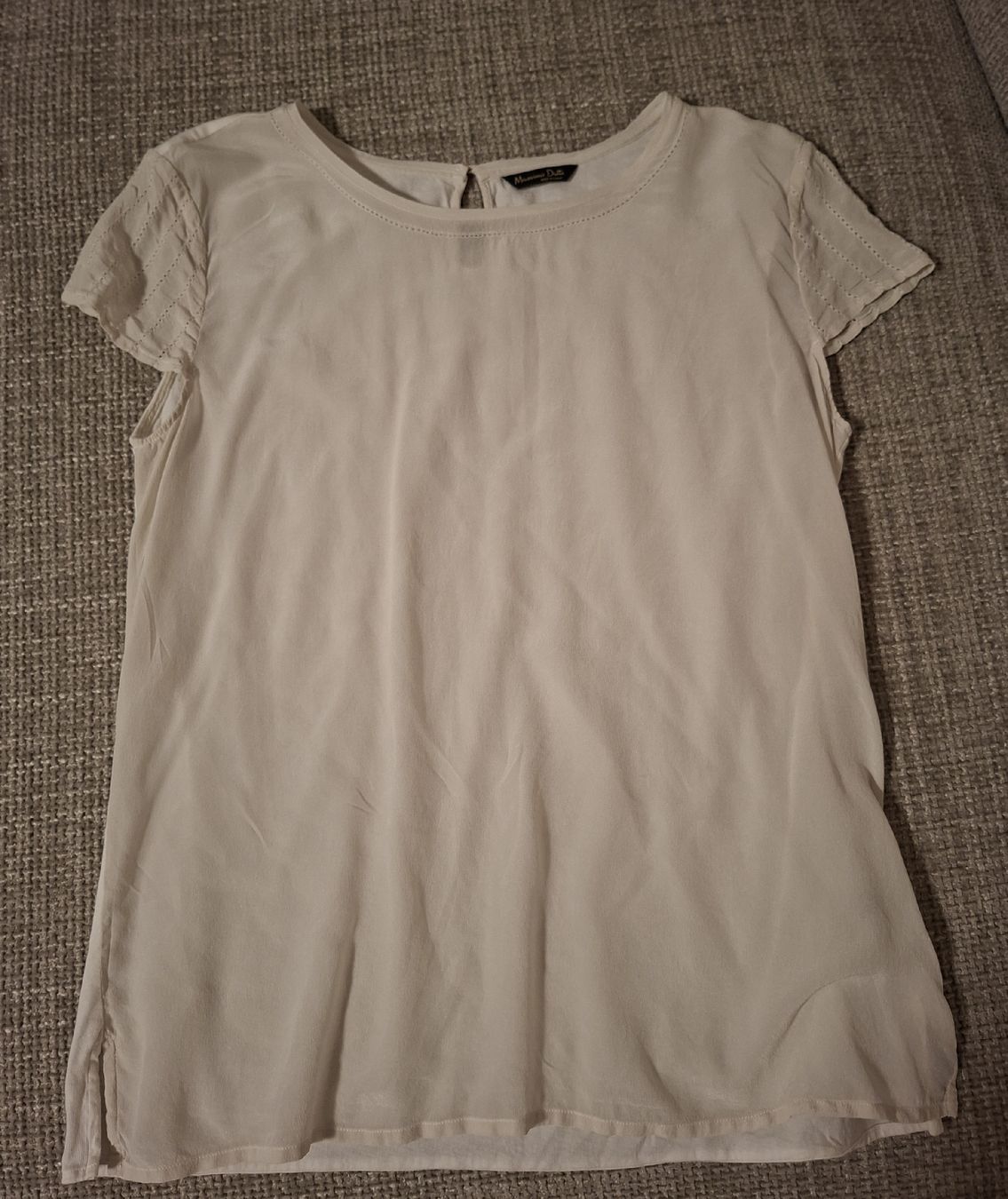 Massimo Dutti Top: Massimo Dutti Top, Cream Colour, Summer Ready! – Usato da Zürich venduto da oli_p8cc 7