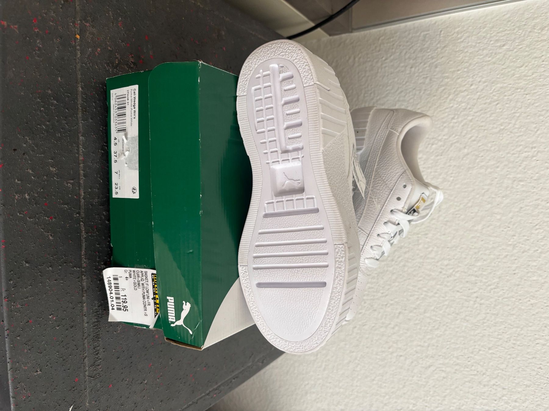 Puma Chaussures femmes: Basket Puma cuir 37,5 – D'occasion à Yverdon-les-Bains par annefu 1